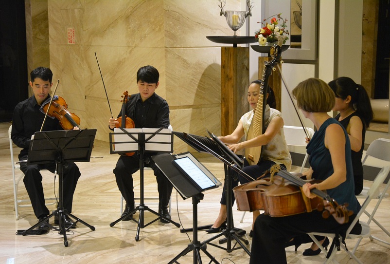 琵琶與弦樂共譜動人樂章 將國家音樂廳的演出搬到青塘大廳！